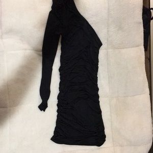 Black One Shoulder Dress